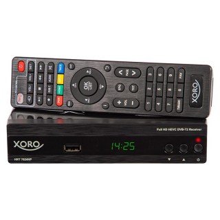 TV and Home Cinema // Media, DVD Players, Receivers // 77-079# Dekoder tuner dvb-t2 xoro
