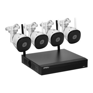 Videonovērošanas kameru sistēmas // Videonovērošanas kameru komplekts // IMOU zestaw bezprzewodowego monitoringu WiFi:  4 kamery + NVR
