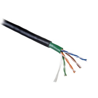 LAN Data Network // Network patch cords // Kabel sieciowy SEVEN UTP cat.5 Solid Outodoor 4x2 305m
