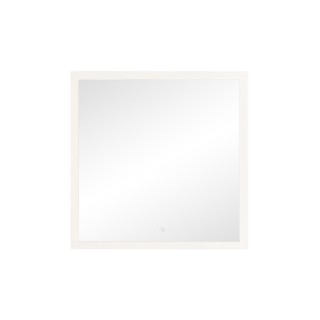 Interjero Šviestuvai | Dizaino Šviesos // Wall and Mirror luminaires // Kwadratowe lustro LED 80x80 cm (z wbudowanym włącznikiem, bez marginesu, 4000K)