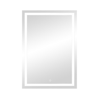 Interjera Gaismekļi | Dizaina Gaismas // Sienas un spoguļu gaismekļi // Lustro prostokątne pionowe LED 50x70 cm (z wbudowanym włącznikiem, z marginesem, 4000K)