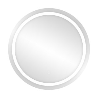 Interjera Gaismekļi | Dizaina Gaismas // Sienas un spoguļu gaismekļi // Okrągłe lustro LED fi 70 cm (z wbudowanym włącznikiem, z marginesem, 4000K)