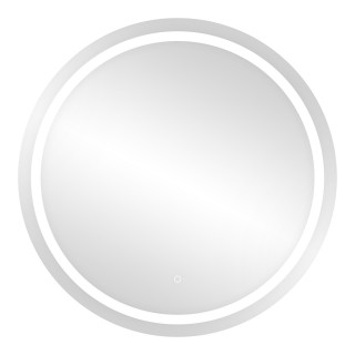 Interjera Gaismekļi | Dizaina Gaismas // Sienas un spoguļu gaismekļi // Okrągłe lustro LED fi 80 cm (z wbudowanym włącznikiem, z marginesem, 4000K)