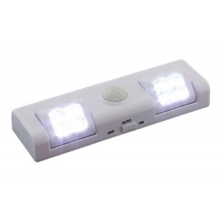 Apgaismojums LED // New Arrival // ZD26A Lampka 8 led czujnik ruchu biała