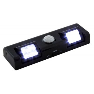 Apgaismojums LED // New Arrival // ZD26B Lampka 8 led czujnik ruchu czarna