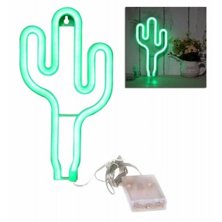 Apgaismojums LED // New Arrival // ZD79 Lampka led neon kaktus
