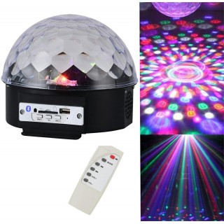 Apgaismojums LED // New Arrival // ZS39 Projektor kula disco mp3 pilot