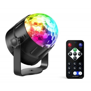 Apgaismojums LED // New Arrival // ZS48 Projektor kula disco led rgb