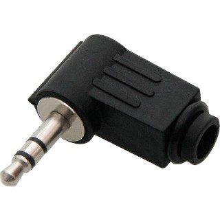Liittimet // Different Audio, Video, Data connection plug and sockets // 1164# Wtyk jack 3,5 st kątowy