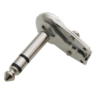Liittimet // Different Audio, Video, Data connection plug and sockets // 1211#                Wtyk jack 6,3 st metal kątowy