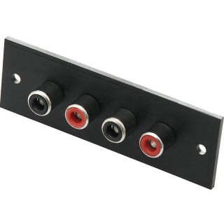 Connectors // Different Audio, Video, Data connection plug and sockets // 2234#                Gniazdo rcax4 na płytce