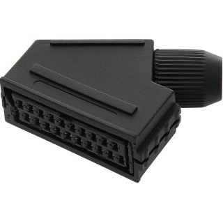 Liittimet // Different Audio, Video, Data connection plug and sockets // 2400#                Gniazdo euro-scart na kabel`