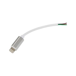 Connectors // Different Audio, Video, Data connection plug and sockets // 91-328# Wtyk lightning hq z przewodem 5cm