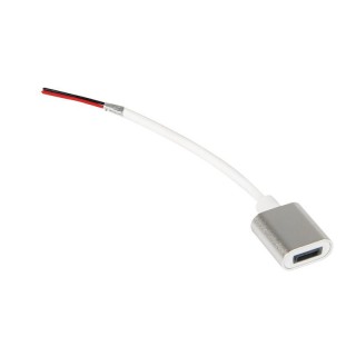 Jungtys // Different Audio, Video, Data connection plug and sockets // 91-331# Gniazdo lightning hq z przewodem 8cm