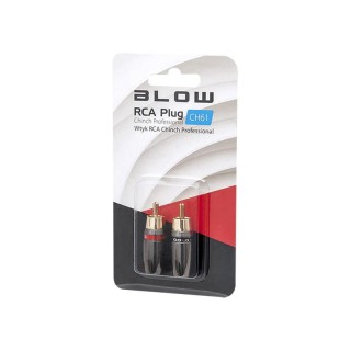 Connectors // Different Audio, Video, Data connection plug and sockets // 93-556# Wtyk rca cinch ch61 professional śr.6mm
