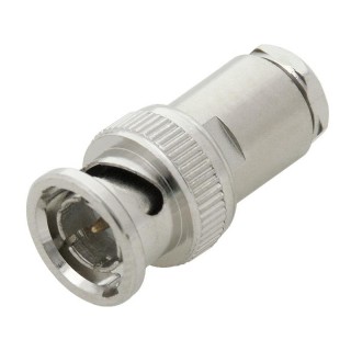 Liittimet // Different Audio, Video, Data connection plug and sockets // 1045# Wtyk bnc 75ohm skręcany rg6