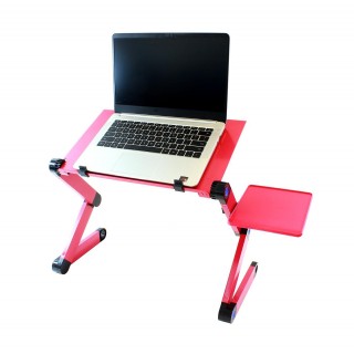 Datora aksesuāri // Datora aksesuāri - pārējie // SL7B Stolik pod laptopa chłodzący pink