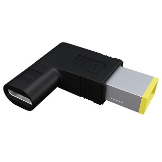 Akumuliatoriai ir baterijos // Power supply unit / charger for laptop, tablet // 76-097# Adapter usb gniazdo usb-c-wtykdc11/4,5+pin lenovo
