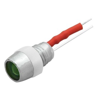 Elektrimaterjalid // xLG_unsorted // 2510# Dioda led  5mm (12v zielona kontrolka)