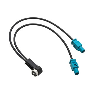 Car and Motorcycle Products, Audio, Navigation, CB Radio // ISO connectors and cables for the car radio // 0098#                Samochodowy adapter antenowy ford2xfakra(m) -wtyk iso