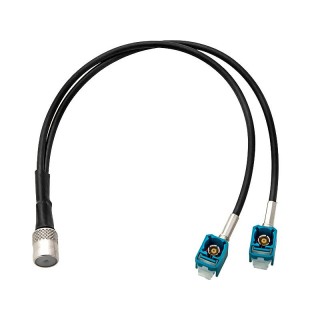Car and Motorcycle Products, Audio, Navigation, CB Radio // ISO connectors and cables for the car radio // 0133#                Samochodowy adapter antenowy ford 2xfakra(m) -gniazdo iso