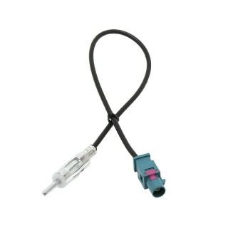 Auto un Moto preces, Auto Audio, Navigācija, CB Radio // ISO connectors and cables for the car radio // 0425# Samochodowy adapter antenowy vwgolf5-din