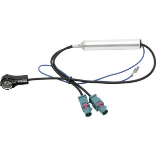 Auto un Moto preces, Auto Audio, Navigācija, CB Radio // ISO connectors and cables for the car radio // 0825# Samochodowy separator antenowy 2xfakra - iso