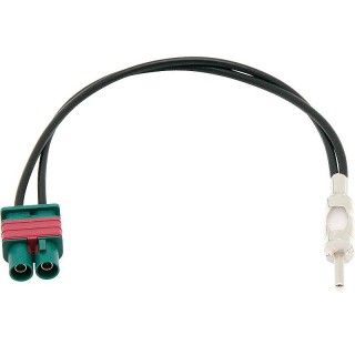 Auto un Moto preces, Auto Audio, Navigācija, CB Radio // ISO connectors and cables for the car radio // 1973# Samochodowy adapter antenowy double-fakra(m)-wtyk din