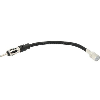 Car and Motorcycle Products, Audio, Navigation, CB Radio // ISO connectors and cables for the car radio // 5449# Przejście anteny samochodowej gniazdo bl/wtyk pl kabel proste