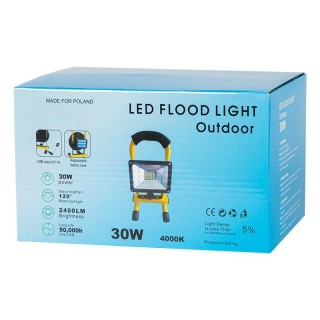 LED Lighting // New Arrival // 71-571# Lampa halogenowa led smd 30w przenośny światło białe neutralne