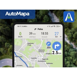 Auto- ja mootorrattatooted, elektroonika, navigatsioon, CB raadio // Navigatsioonisüsteemid // 78-008# Automapa polska - przedł. licencji 1 rok