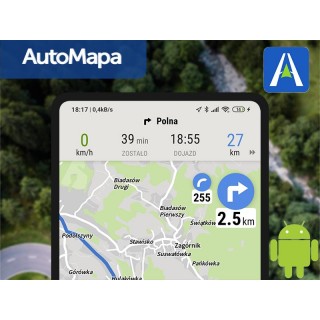 Automobilių ir motociklų prekės, elektronika, navigacija, CB radijas // Navigacinės sistemos // 78-030# Automapa europa + pl android-1rok