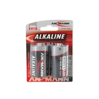 Alkaline batteries  LR20 (D) 1.5V 16000mAh ANSMANN 2pcs blister