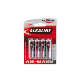Alkaline batteries LR6 (AA) 1.5V 2800mAh ANSMANN (4vnt blister)