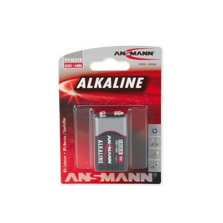 Alkaline Battery 6F22 (1604, 6LR61, 522) 9V 500mAh ANSMANN