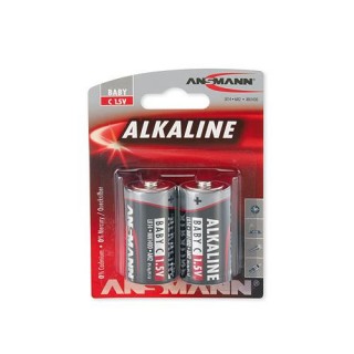 Alkaline battery LR14 (C) 1.5V 7000mAh ANSMANN (2vnt blister)