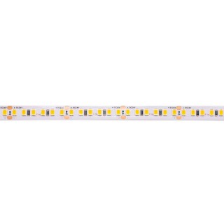 LED strip, 24V, 9.6W/m, non-waterproof, warm white, 168LED/m, 115lm/W, AKTO