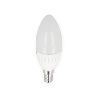 LED bulb E14 230V 9W 992lm candle, neutral white, ceramic, LED line