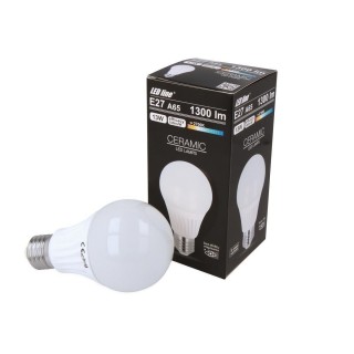 LED bulb E27 230V 13W A65 1300lm neutral white 4000K, CERAMIC, LED line