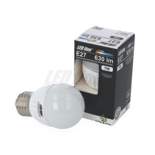 LED line® E27 SMD 170-250V 7W 630lm 2700K G45