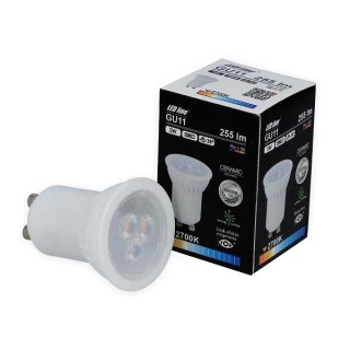 LED sportlight GU11 230V 3W 255lm 38° warm white, ceremic, LED line