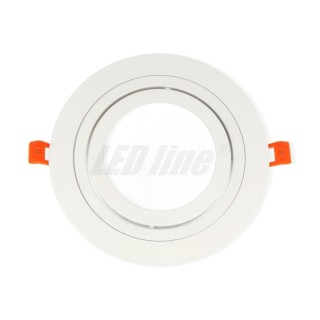 LED line® downlight aluminium AR111 round adjustable white