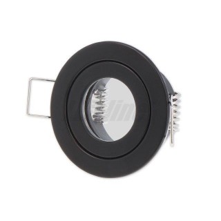 LED line® downlight waterproof MR11 round black
