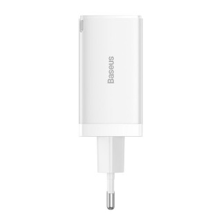 Wall Charger GaN5 Pro 65W USB + 2xUSB-C QC3.0 PD3.0 with USB-C 1m Cable, White