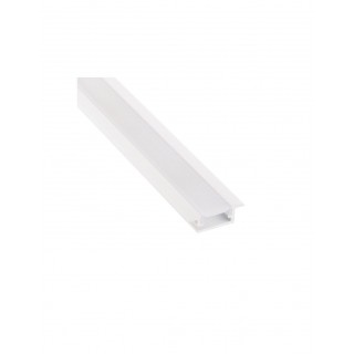 Aluminum profile with white cover for LED strip, white, recessed INLINE MINI XL 2m