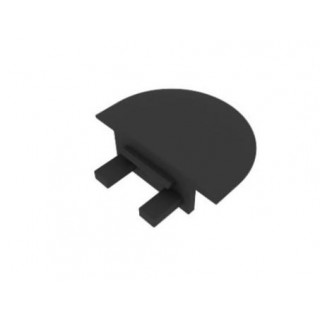 Endcap for LED profile INLINE MINI XL, black, without hole