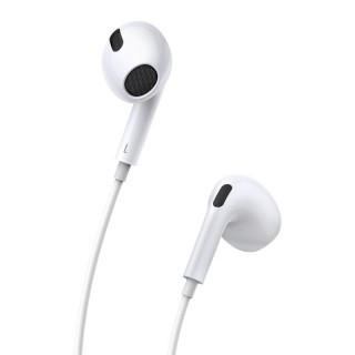 Earphones 3.5mm with Built-in Microphone & Controller, White