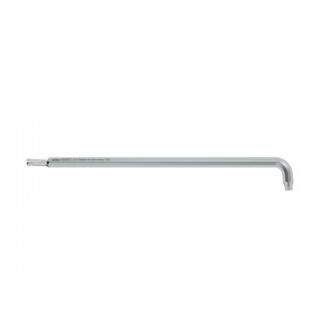 Wiha L-keys TORX® ball end with short handle, titanium silver  (40967) T6 x 80 mm, 6,9 mm