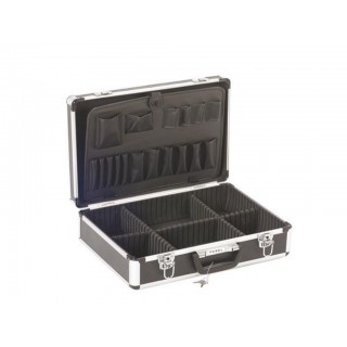 Aluminium Tool Case - 455 x 330 x 152 mm - 22,8 L - Black