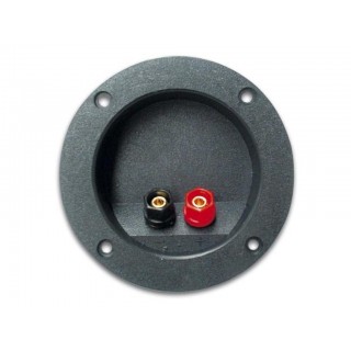 LOUDSPEAKER CONNECTION TERMINAL - ROUND - GOLD